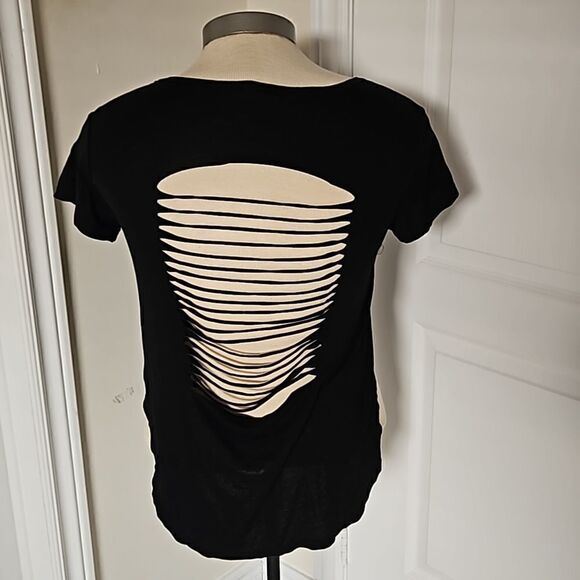 H&M Women's Bundle Of 2 Top Polka Dot Ruffles Sleeves Black/White - Picture 6 of 16